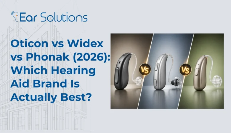 Oticon vs Widex vs Phonak (2026): Which Hearing Aid Brand Is Actually Best?